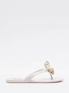 Chinelo Infantil Petite Lucky In White PJ7439IN - Experimente modas Uot | Maresia | Kenner