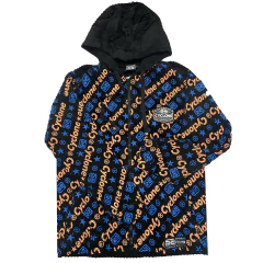 Jaqueta Cyclone Veludo Pto/Laranja ORIGINAL 080503140* - comprar online