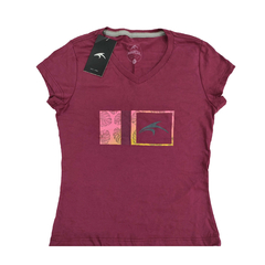 T-Shirt Maresia Feminina Bordô 13317278