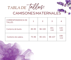 Conjunto Camison Maternal Isabella + Bata - Lovely Mom´s