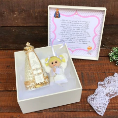 Caixa Afilhada com anjinha na internet