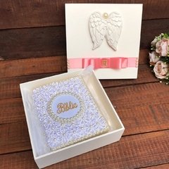 Caixa Batizado com Bíblia Sagrada - Mãe de Primeira Store