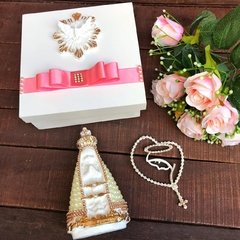 Lembrança Afilhados com Terço - Mãe de Primeira Store