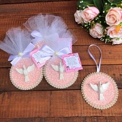 Lembrança Batizado Rosa