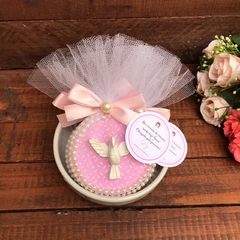 Lembrança Batismo Rosa - Mãe de Primeira Store
