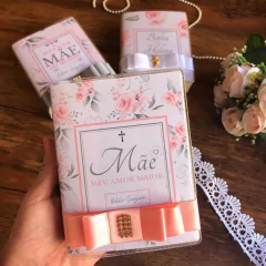 Presente Dia Das Mães Bíblia Personalizada - Mãe de Primeira Store