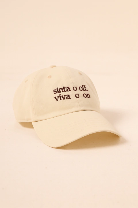 Boné sinta o off, viva o on off white - comprar online