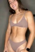 Conjunto: Top Meia Taça + Calcinha Asa delta Areia na internet