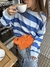 Buzo full stripes - Celeste y azul- - comprar online