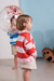 Buzo full stripes rosa (kids) - tienda online
