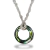 COLLAR CÍRCULO CÓSMICO PLATA 925 Y CRISTAL