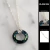 COLLAR CÍRCULO CÓSMICO PLATA 925 Y CRISTAL - Tienda Tiempo