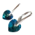 Imagen de Collar Corazón Sw 14mm + Aros Brisura corazón 10mm