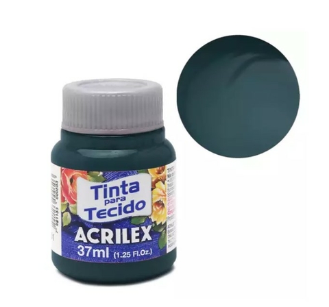 Tinta para tecido - Azul Petróleo Acrilex