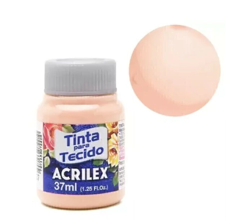 Tinta para tecido - Salmão bebê Acrilex