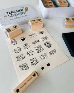 Kit de carimbos para Teacher - Inglês na internet
