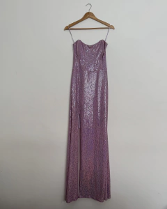 Vestido largo rosa (PRENDA ÚNICA) - comprar online