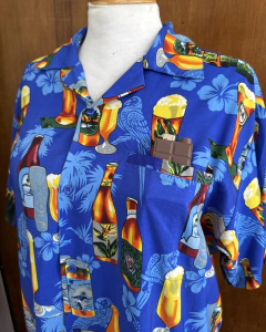 Imagen de Camisa estampada de birras (PRENDA ÚNICA)