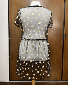 Vestido "Daisy" negro - Duds Clothing