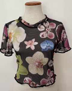 Crop top "Orquídeas" - comprar online