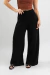 Calça Pantalona em Tricot Preta