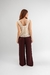 Pantalona Regulável em Linho Marrom - comprar online