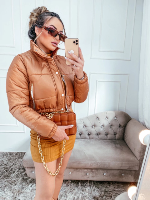 Jaqueta Puffer Alice Camel