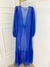 Kimono Longo Azul Bic - Charme de Moça
