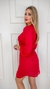 Saída Modelo Kimono Brenda Vermelho - Charme de Moça