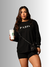 Conjunto Ana Moletom Paris Preto - comprar online