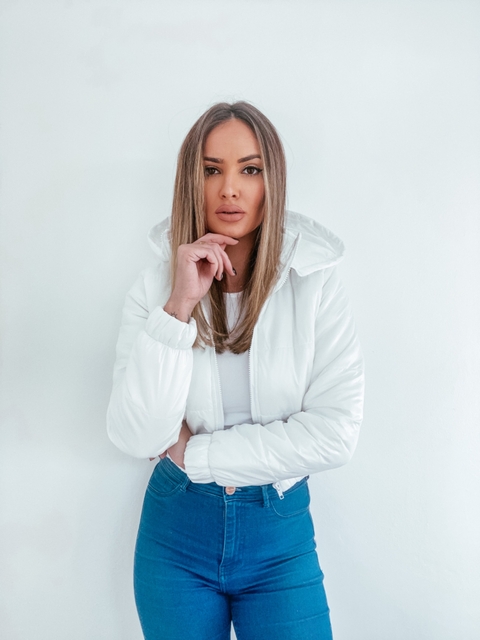 Jaqueta Puffer Sophia Branca