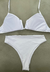 Conjunto Biquíni Top Aro V Com Calcinha Asa-Delta Branco na internet
