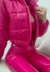 Jaqueta Puffer Jade Em Vinil Pink - Charme de Moça