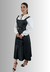 Vestido Alfaiataria Lara Couro Ecologico Preto na internet