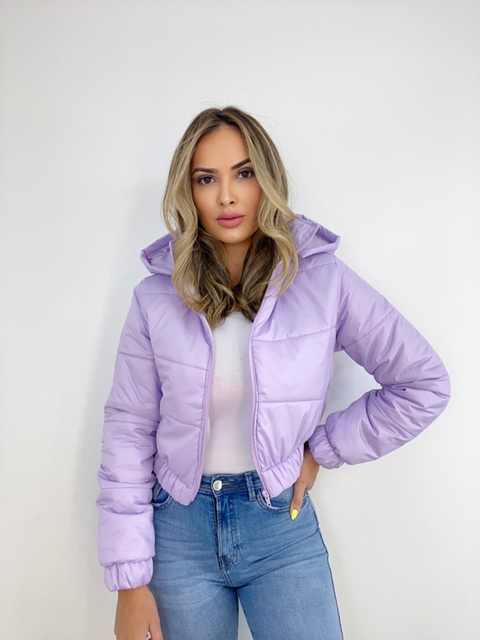 Jaqueta Puffer Sophia Lilás