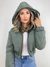 Jaqueta Puffer Sophia Verde Militar - comprar online