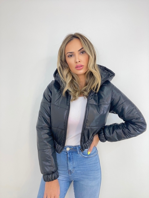 Jaqueta Puffer Sophia Preta