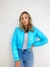Jaqueta Puffer Jade Azul Tiffany - Charme de Moça