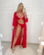 Kimono Longo Vermelho na internet