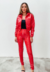 Jaqueta Puffer Jade Em Vinil Vermelho