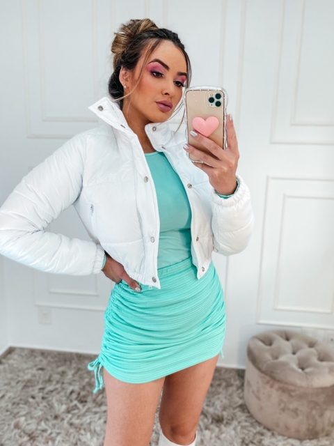 Jaqueta Puffer Alice Branca