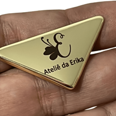 Placa Metal Triangular 2x4 - comprar online