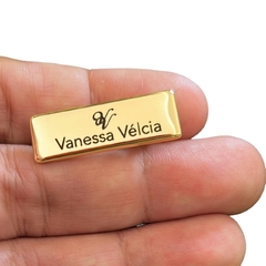 Placa Metal com Garra Medida 1x3 Personalizada - comprar online