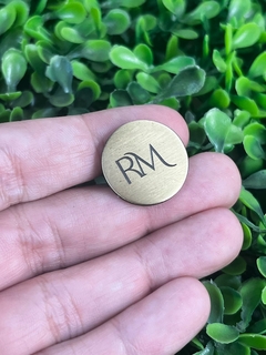 Placa Metal com Garra 2,2cm - comprar online