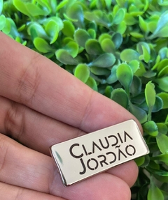 Metal - Placa Metal com garra medida de 1,5x3,5 - comprar online