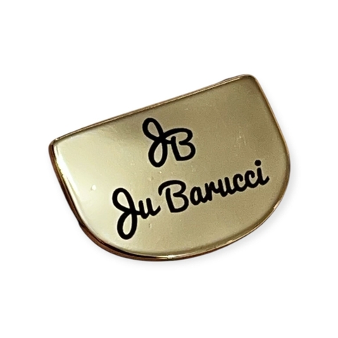 Placa Metal com garra 2,3x3,5