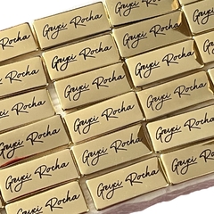 Imagem do Metal - Placa Metal com garra medida de 1,5x3,5