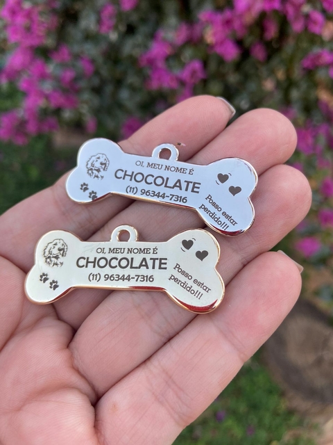 Placa Pet Identificação