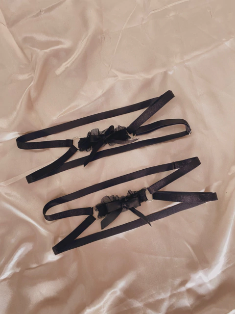 LIGAS BLACK ROMANTIC