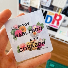Sticker Hablando a tu corazón